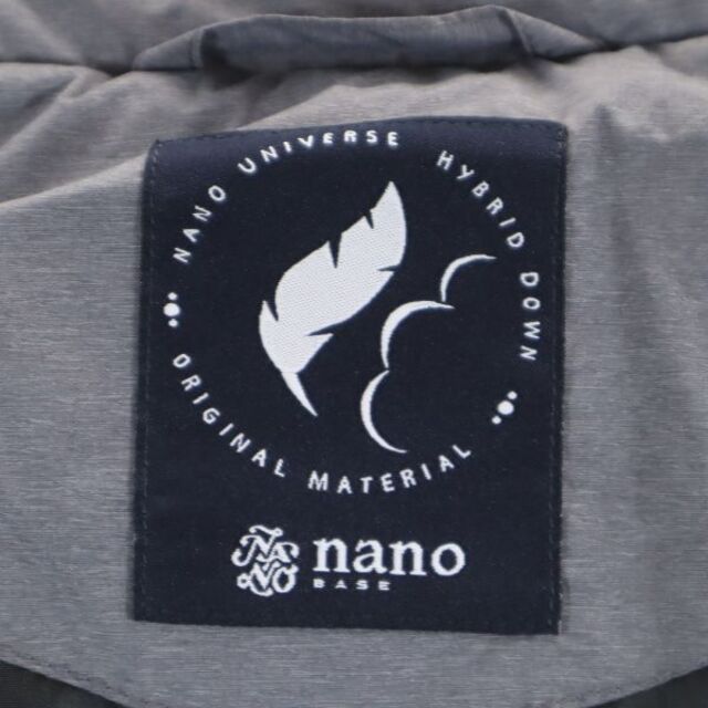 未使用 ナノベース テックエコ ダウンジャケット S グレー nano BASE