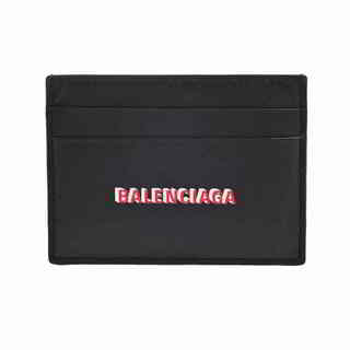 Balenciaga - バレンシアガBALENCIAGAカードケースロゴ黒美中古の通販 