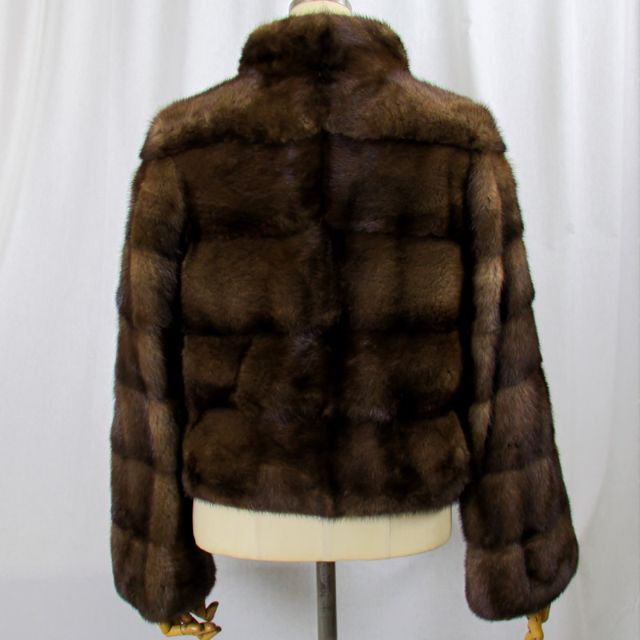 毛皮 ミンク カシミヤ シルク コペンハーゲン ミンクジャケット リアルファー レディースのジャケット/アウター(毛皮/ファーコート)の商品写真