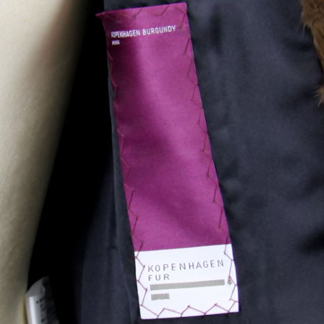毛皮 ミンク カシミヤ シルク コペンハーゲン ミンクジャケット リアルファー レディースのジャケット/アウター(毛皮/ファーコート)の商品写真