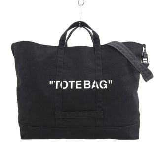 OFF-WHITE - 【中古】 OFF WHITE オフホワイト キャンバス TOTEBAG