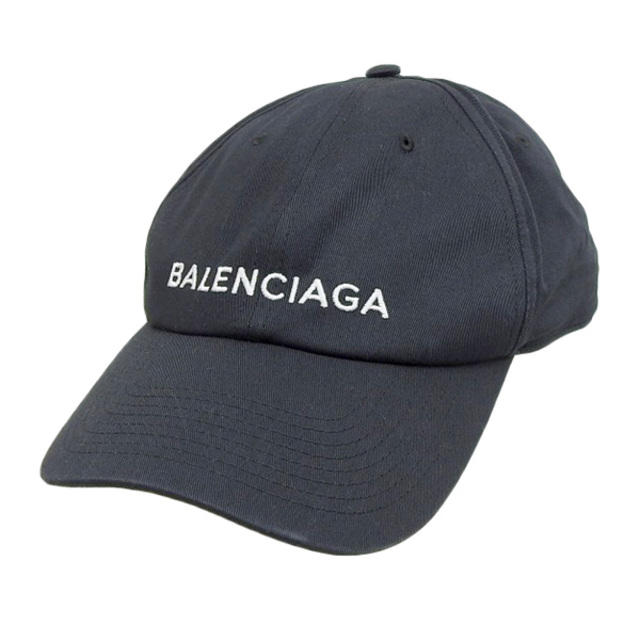 Balenciaga バレンシアガ コットン ベースボールキャップ #L/59 ブラック gyコットン付属品