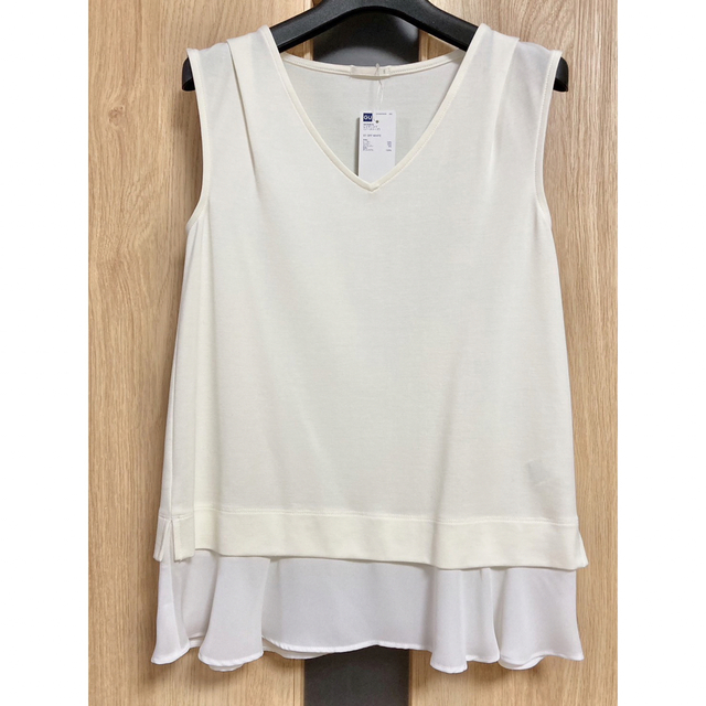 GU - GU レイヤードTシャツ(ノースリーブ)Sサイズの通販 by ティクマ