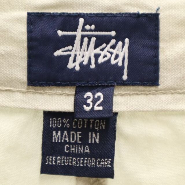 STUSSY - ステューシー 90s 紺タグ カーゴ ショートパンツ 32 ベージュ