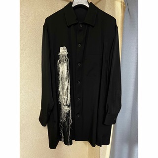 ヨウジヤマモトプールオム(Yohji Yamamoto POUR HOMME)のYohjiYamamotoヨウジヤマモト プールオム  刺繍 トッパーシャツ(シャツ)