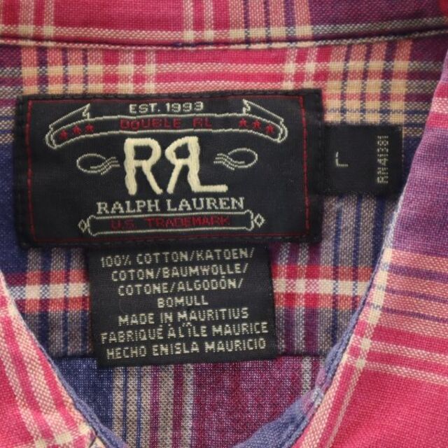 RRL 三ツ星 90s オンブレチェック　ダブルアールエル　ラルフローレン