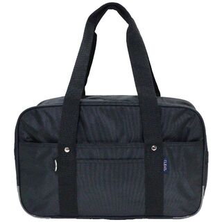 クリート スクールバッグ ポリエステル A4サイズ対応★ブラック/ブラック新品(通園バッグ)