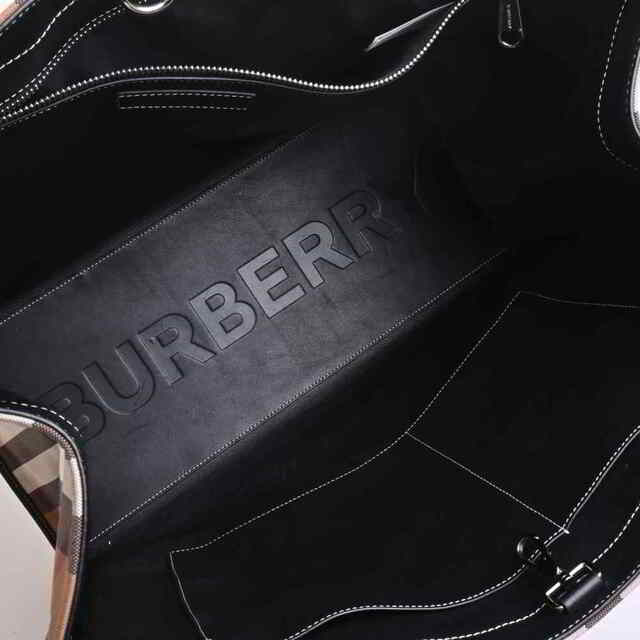 【中古】 BURBERRY バーバリー ノバチェック キャンバス 2WAY トートバッグ ブラウン by