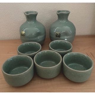 新品未使用　心の器　とっくり　徳利　おちょこ　お猪口　セット　お酒　日本酒　　(食器)