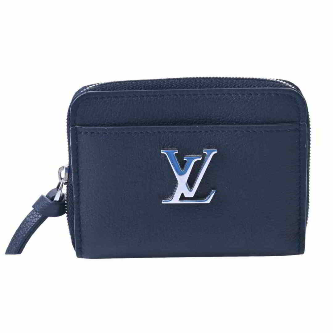 LOUIS VUITTON -  【中古】 LOUIS VUITTON ルイヴィトン ロックミー ジッピーコインパース ラウンドファスナー コインケース ブラック レザー by