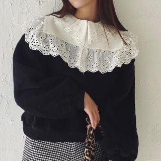 Lacy  BIG COTTON LACE COLLAR(つけ襟)