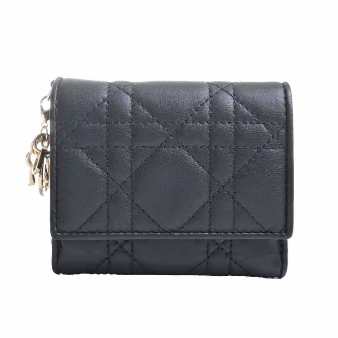 お気に入りの Christian Dior by ブラック コンパクト財布 三つ折り