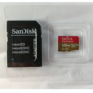 SANDISK extreme マイクロSDカード　128GB  microSD(携帯用ゲーム機本体)