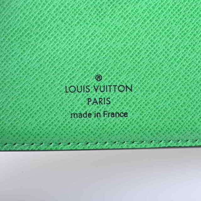 【中古】 LOUIS VUITTON ルイヴィトン モノグラム マカサー ポルトフォイユ ミュルティプル 二つ折り財布 札入れ ブラウン/グリーン  PVC レザー by