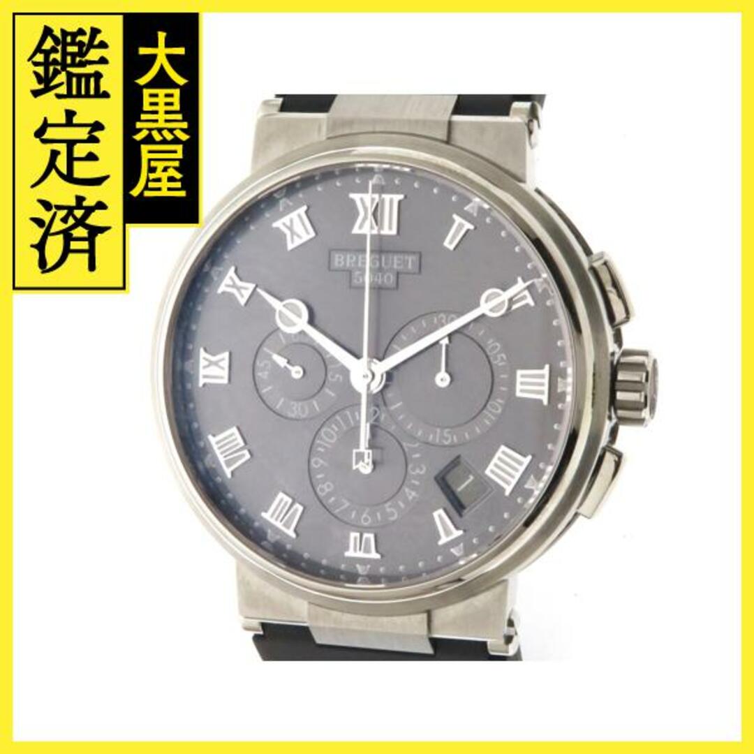 雑誌で紹介された Breguet ブレゲ　マリーン・クロノ　5527TI/G2/9WV　自動巻き【430】 - 腕時計(アナログ)