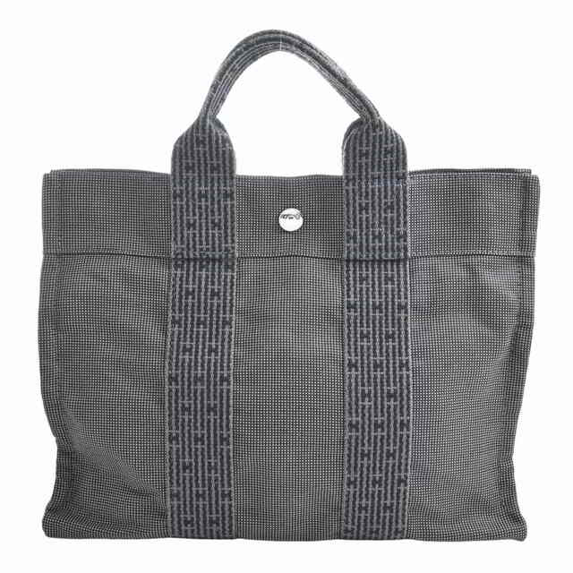 HERMES エルメス キャンバス エールライン トート PM ハンドバッグ