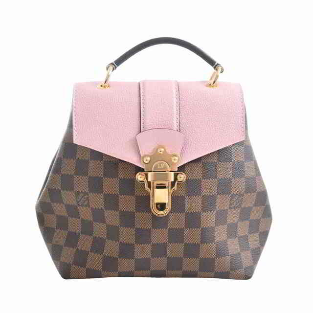 中古】 LOUIS VUITTON ルイヴィトン ダミエ クラプトン バックパック