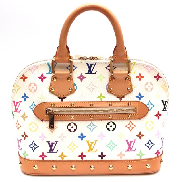 LOUIS VUITTON - ルイヴィトン LOUIS VUITTON ハンドバッグ アルマ スタッズ金具 M92647 マルチカラー