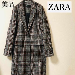 ザラ チェック チェスターコート(レディース)の通販 100点以上 | ZARA