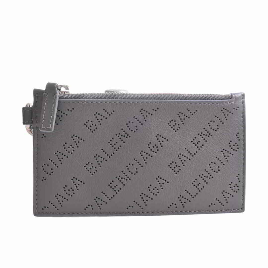 中古】 Balenciaga バレンシアガ レザー ロゴ ストラップ付 キャッシュ