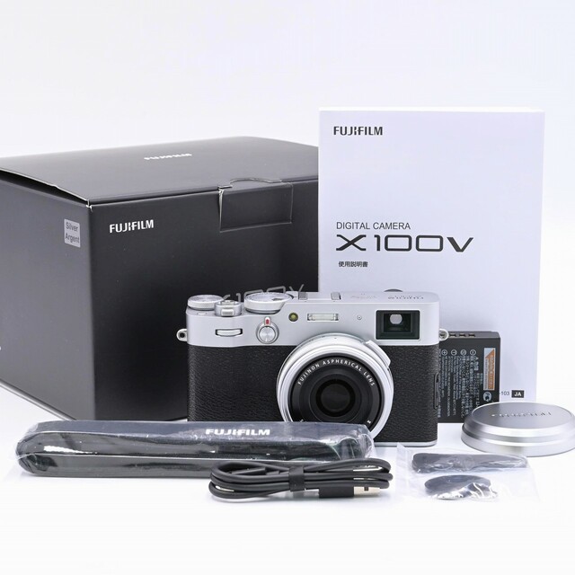 はこぽす対応商品】 富士フイルム FUJIFILM X100V シルバー コンパクトデジタルカメラ 