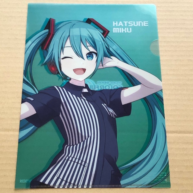 プロセカ ローソン クリアファイル 初音ミク エンタメ/ホビーのアニメグッズ(クリアファイル)の商品写真