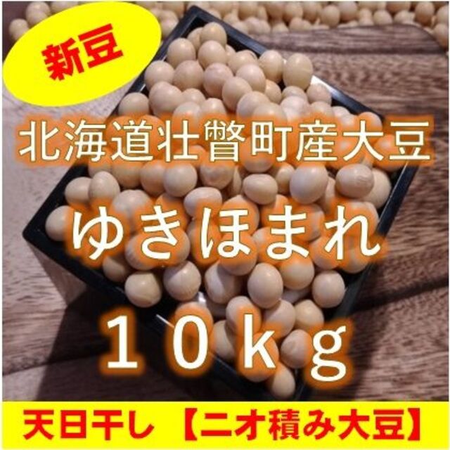 新豆】令和4年産　北海道壮瞥町産大豆10kg　米/穀物