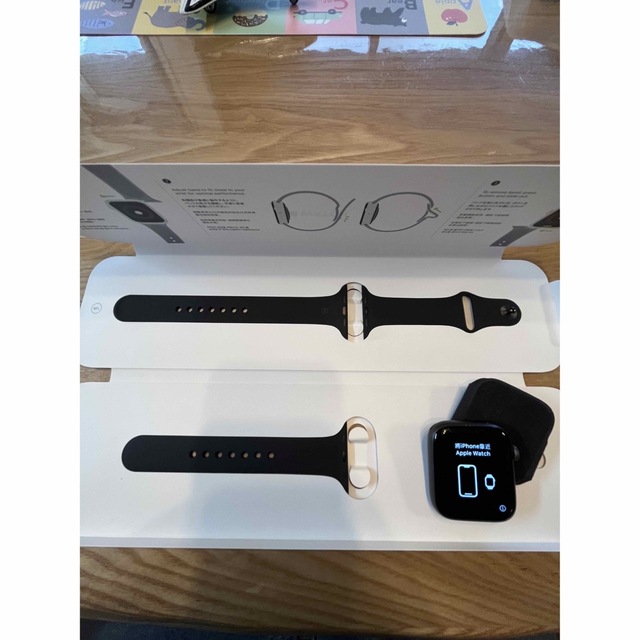 Apple Watch Series 4  44mm グレイアルミ ブラックスポ