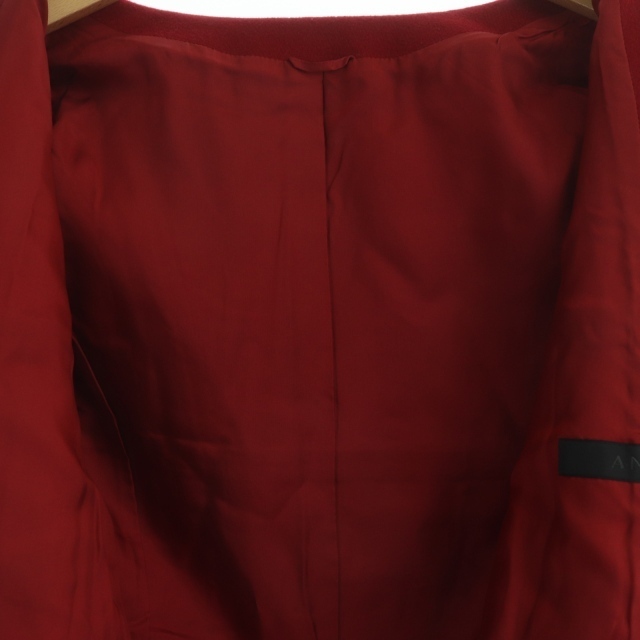 ANAYI(アナイ)のアナイ ANAYI ショートコート ノーカラー 七分袖 36 赤 レッド レディースのジャケット/アウター(その他)の商品写真