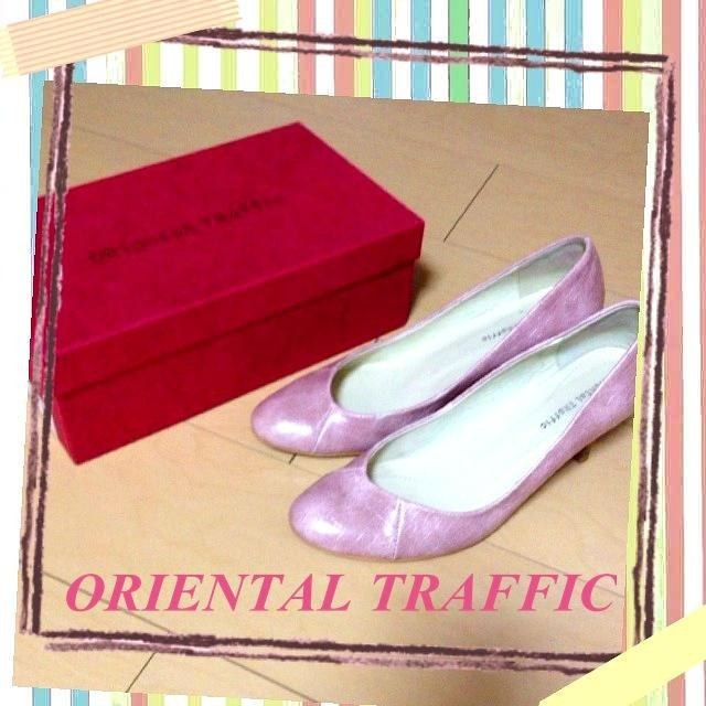 ORiental TRaffic(オリエンタルトラフィック)のヒールパンプス 24.5cm 値下げ！ レディースの靴/シューズ(ハイヒール/パンプス)の商品写真