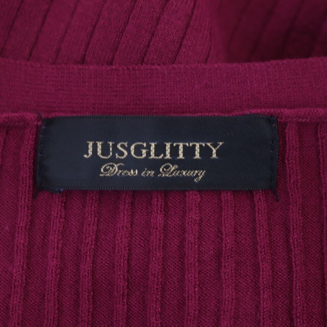 JUSGLITTY(ジャスグリッティー)のジャスグリッティー 18AW アンサンブル ニット カーディガン カットソー 2 レディースのトップス(アンサンブル)の商品写真