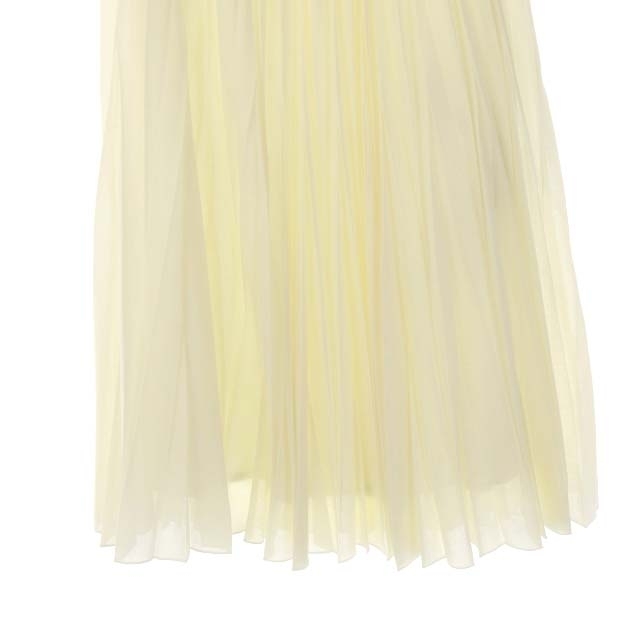 ANAYI(アナイ)のアナイ ハイツイストボイルプリーツスカート ロング ウエストゴム 36 白 レディースのスカート(ロングスカート)の商品写真