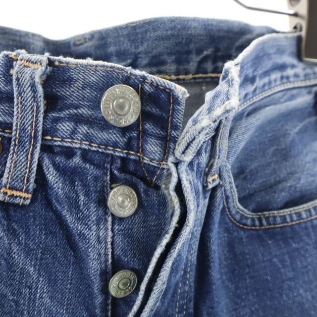 Levi's リーバイス デニムパンツ 60s LEVI'Sリーバイス 501XX VINTAGE ボタン裏刻印J 足長R  Vステッチ シングル 赤耳 ヴィンテージ デニム パンツ インディゴブルー系