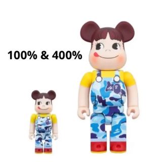 フジヤ(不二家)のBE@RBRICK BAPE(R) ペコちゃん 100％ & 400％(キャラクターグッズ)