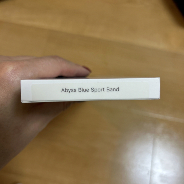 Apple Watch(アップルウォッチ)の未開封 Apple Watch 純正 スポーツバンド Abyss Blue メンズの時計(ラバーベルト)の商品写真