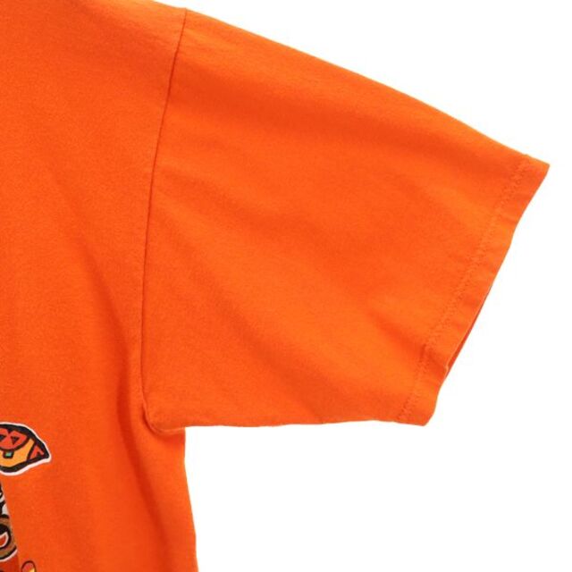 スヌーピー 90ｓ　USA製 半袖 Tシャツ L オレンジ SNOOPY ジャージーズ　ハローウィン メンズ 【200717】 3