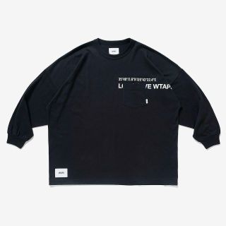 ダブルタップス(W)taps)の【ブラック L】WTAPS WTUBE LS COTTON 03(Tシャツ/カットソー(七分/長袖))