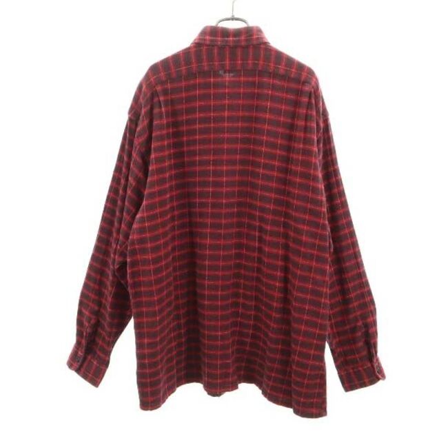RRL - RRL 90s 初期黒タグ 赤三ツ星 チェック柄 長袖 シャツ L
