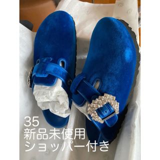 マノロブラニク(MANOLO BLAHNIK)のビルケンストックとマノロブラニクのコラボ♡ 新品未使用(サンダル)