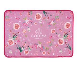 ゴディバ(GODIVA)のGODIVA ブランケット　膝掛け　ゴディバ（2023年　バレンタイン）(ノベルティグッズ)
