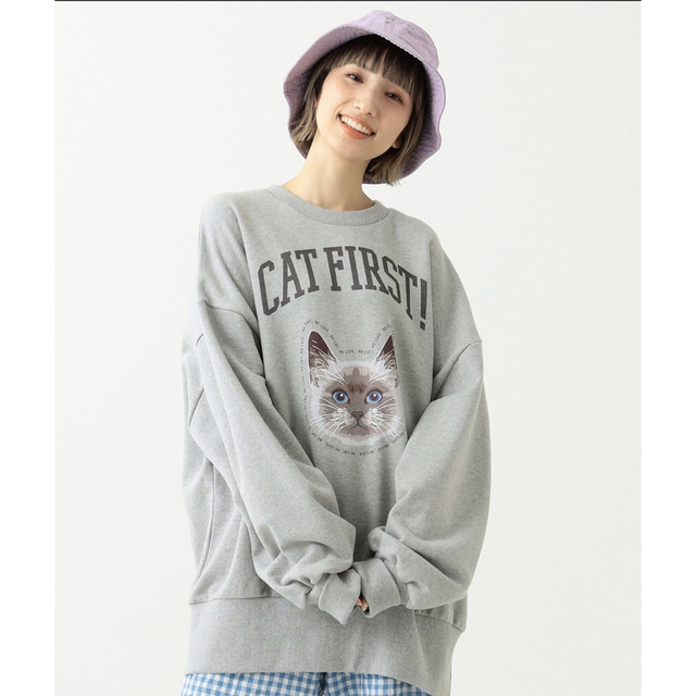 mmts(マミタス)の【新品】マミタス＜UNISEX＞mmts / CAT FIRST スウェット レディースのトップス(トレーナー/スウェット)の商品写真