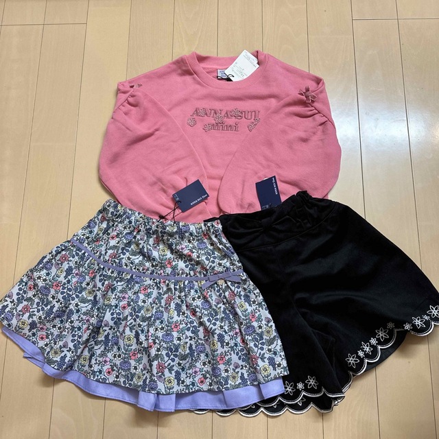 ANNA SUI mini(アナスイミニ)の【ご専用】ANNA SUImini 140【新品】♡3点♡ キッズ/ベビー/マタニティのキッズ服女の子用(90cm~)(スカート)の商品写真