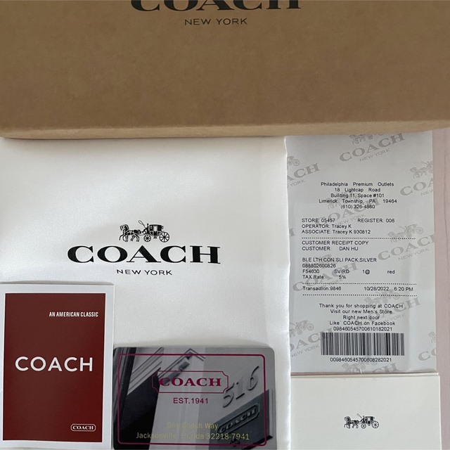 【新品未使用】COACH コーチ アコーディオン　ジップ　ウォレット （最新作） 5