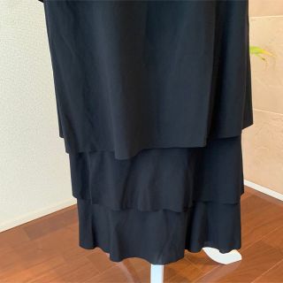 INGEBORG 黒　フリルTシャツ　スカートセット　未使用品