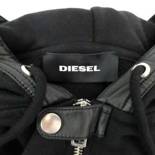 DIESEL - ディーゼル スウェット ロング パーカー 長袖 ジップアップ ...