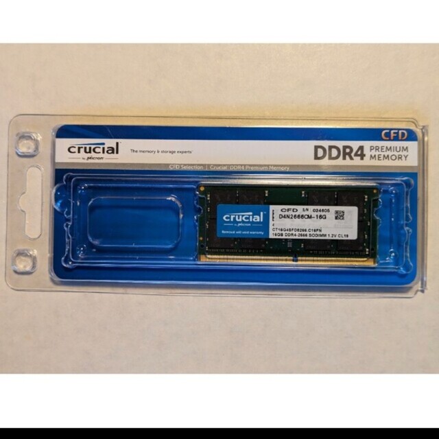 【新品未使用】メモリ　DDR4 　pc4　16GB✕1枚「3」 3