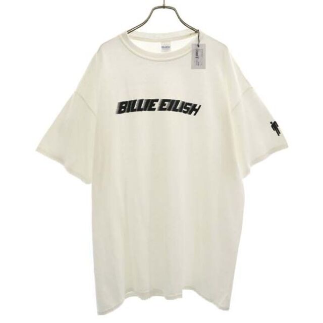 未使用 ビリーアイリッシュ GR8 プリント 半袖 Tシャツ XL ホワイト BILLIE EILISH メンズ  210618