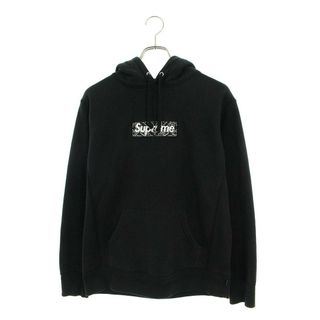 Supreme シュプリーム パーカー 19AW Bandana Box Logo Hooded Sweatshirt バンダナ ボックス ロゴ フーディー パーカー  ブラック系 M