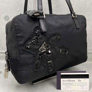 売上超高品質 プラダ トートバッグ ナイロン×レザー クマ ベアー