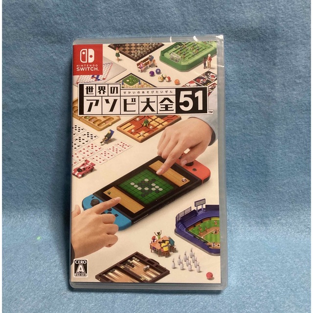 ★パッケージフィルム付き・新品同様♪ 世界のアソビ大全51 Switch エンタメ/ホビーのゲームソフト/ゲーム機本体(家庭用ゲームソフト)の商品写真